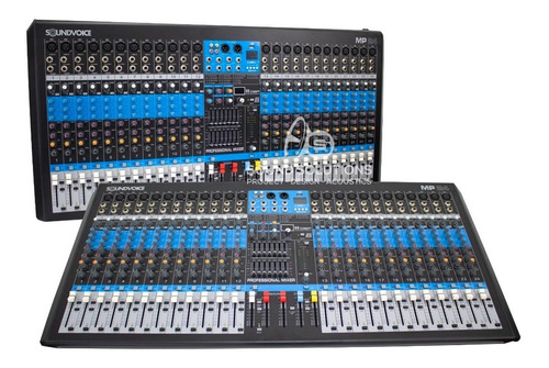 Console Audio Analogico 24 Canais + Usb + Equalizador Duplo