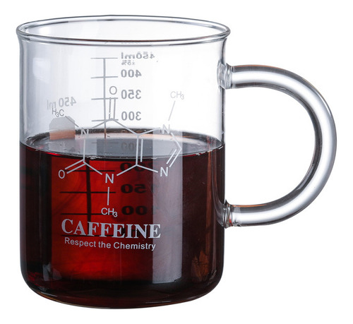 Taza De Vidrio Resistente Al Calor 401500ml Con Escala