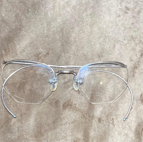 Lentes Antiguos Alberto De Chesare Oro 12 K Sellado Estuche