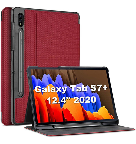 Funda Para Tablet Samsung Galaxy Tab S7 Plus 2020 - Rojo