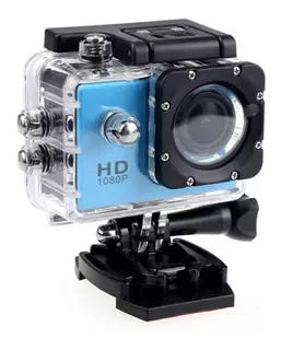 Cámara Deportiva 4k Sport Hd Tipo Go Pro Azul