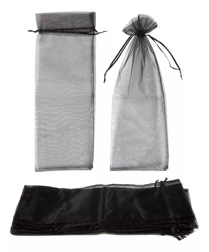  30 bolsas de regalo de tela de organza de diseñador y