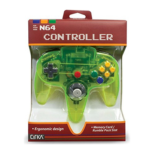 Controlador Cirka Para N64 (cyanine - Jungle).