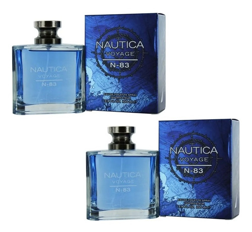 Paquete 2x1 Perfume Hombre Nautica Voyage N-83 Original