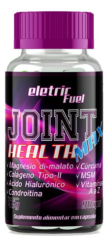 Suplemento Joint Health Max Eletric Fuel 90 Cápsulas Sabor Sem Sabor