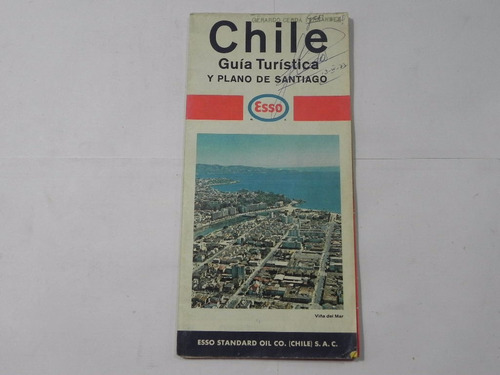 Guia Turistica Plano Santiago 1971