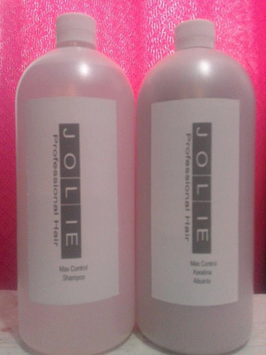 Pack Jolie Shampoo De Litro+keratina De Litro Alisado Brasil