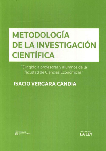 Libro Metodología De La Investigación Científica De Isacio V