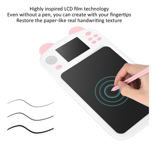 Tablero De Escritura Lcd, Tableta Electrónica De Dibujo Digi