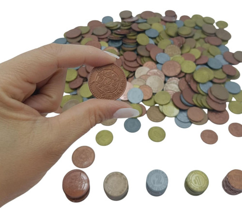 Juego De Monedas Educativas Con 480 Piezas