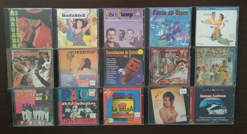 Salsa Cds Originales Promoción Fania Rmm Tico Inca Vaya Ws