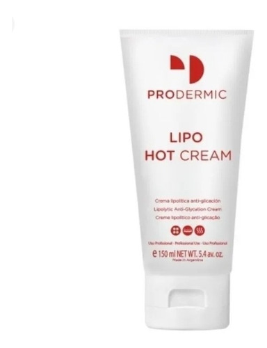 Lipo Hot Cream Reductora Lipolitica 150g Prodermic