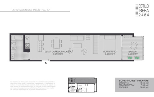 Esplendido Monoambiente Divisible Ubicado En La Zona De Nuñez.- En Venta!