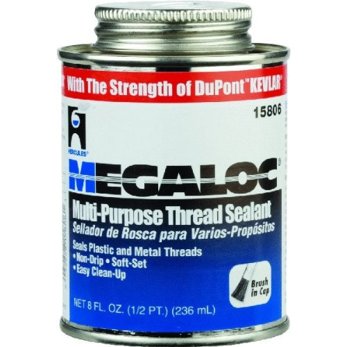 Sellador De Roscas Megaloc Multiusos 15806, 8 Oz, Lata,...