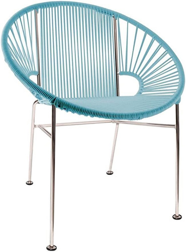 Innit Designs Concha - Silla (estructura Cromada), Color Az.