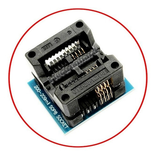 Adaptador Soic-8 Sop-8 A Dip8 200 - 208 Mil  200mil 208mil