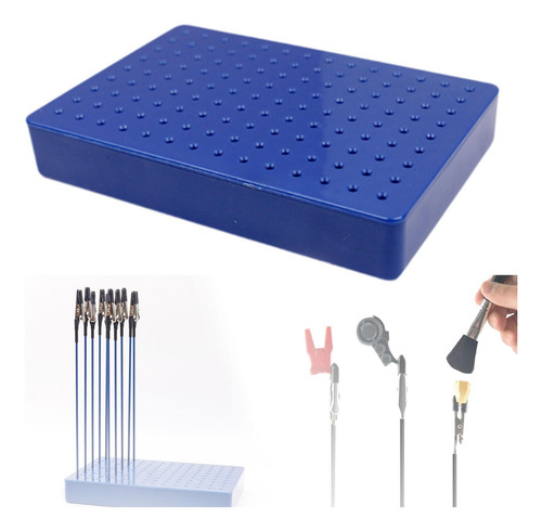 Base Clip Sints Base 14x9 Agujados De Bricolaje Azul