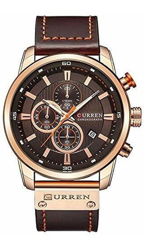 Reloj De Pulsera Para Hombre Deportivo Cronografo Cuarzo Cor