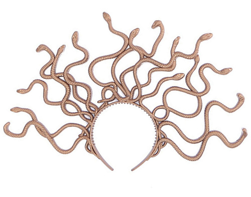 Aros Con Forma De Cabeza De Serpiente Medusa Para Mujer, Ses