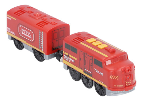 Tren De Acción Motorizado, Locomotora Que Funciona Con Bater