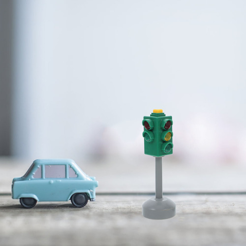 Kit De 2 Juegos De Maquetas De Juguetes De Tráfico Realistas