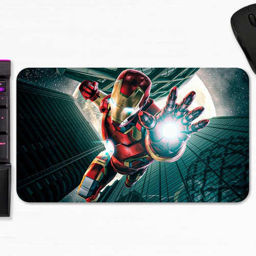 Mouse Pad Iron Man Los Vengadores Marvel Art Gamer M