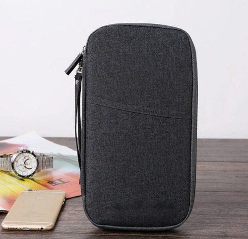 Imagen 2 de 3 de Organizador Portadocumentos Viaje Tarjetas Porta Pasaporte