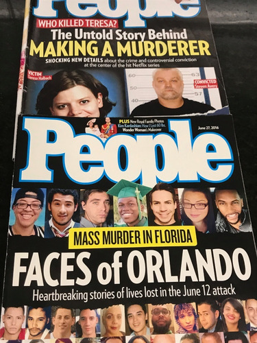 26 Revistas Hola 2017, 2018 Y 2019, 10 Revistas People (Usado)