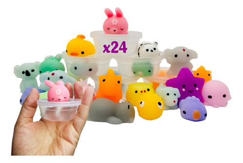 Pack 24 Squishy Surtidos Antiestres - Juguete Sorpresa