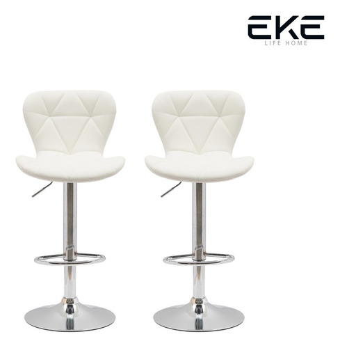 Banco Eke Life Home YX-8160 color blanco de 105cm de alto x 2u