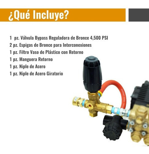 Imagen 3 de 6 de Combo De Accesorios Para Bomba Industrial Hidrolavadora