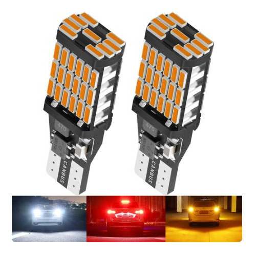 Muela Led T15 Superbrillante, W16w 912 921 Blanca Par