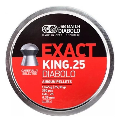 Balines Jsb 6,35mm /.25 X 350 (25,39gr) Premium Serie Pcp
