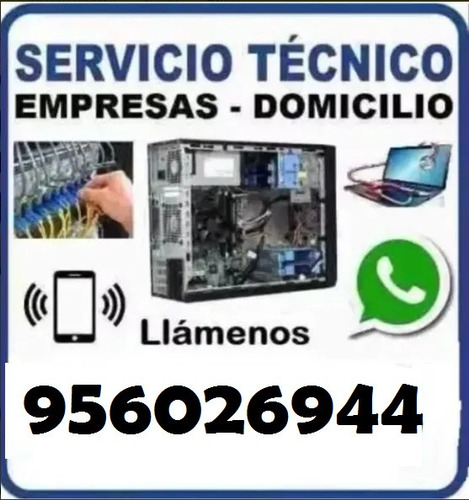 Servicio Tecnico De Redes Wifi Cableado Computadoras