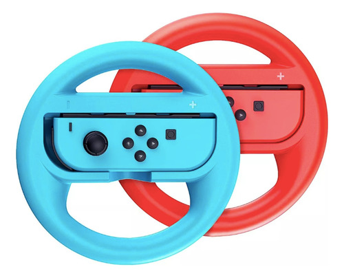 Volante Wheel Para Nintedo Swith Joy-con 2u Oled Lite Clasic Neon