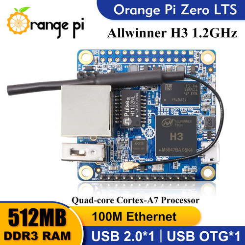 Orange Pi Zero Lts Allwinner H3 512mb Quad-core,