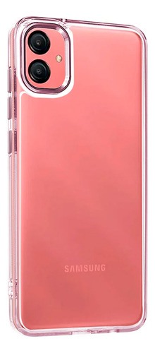 Protector Samsung Galaxy A05 Borde Semi Translucido Color Ro
