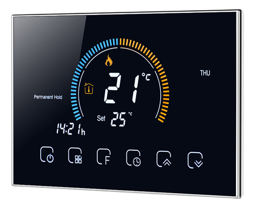 Termostato Programable 5+1+1 Pantalla Táctil Lcd Retroilumin