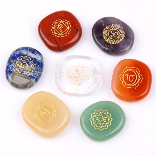 Piedras De Chakra - Reiki Cristal De Sanacion Pack De 7