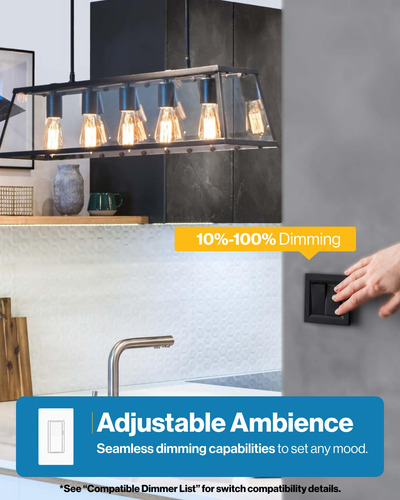 Foco Filamento Led Regulable 800 Lúmenes Casquillo E26