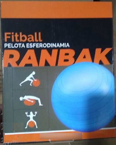 Pelota Esferod. Fitness/yoga 65cm Ranbak 735 Envio Y Cuota