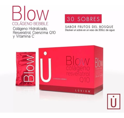 Blow Colageno Bebible Resveratrol Coenzima Q10 X30 Sobres