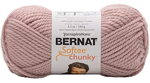 Bernat Gray Rose Yarn Softee Chunky