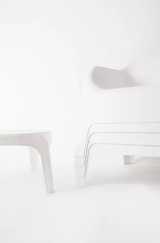 Sillon De Jardin Skarpo Blanco Garden Life
