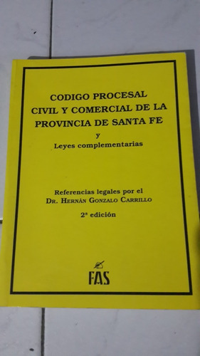 Código Procesal Civil Y Comercial Santa Fe