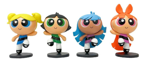 Meninas Super Poderosas 4pc Miniaturas Boneca Powerpuff Girl