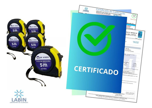 Kit 35 Trenas 5m E 3m Com Certificado De Calibracao