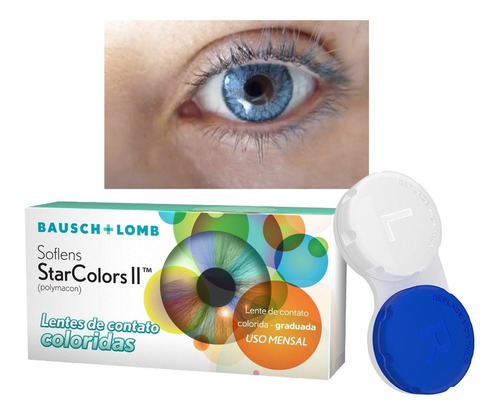 Pupilentes Starcolors I I Soflens Bausch + Lomb Con Estuche 