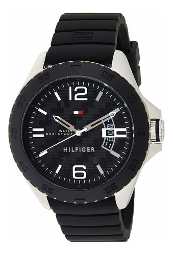 Reloj Hombre Tommy Hilfiger 1791203 Cuarzo Pulso Negro En