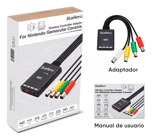 Adaptador Blueretro Gamecube Mandos Inalámbricos Bluetooth